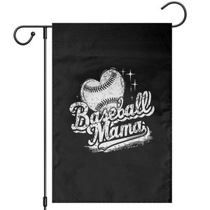 Baseball Mama Garden Flag Baseball Season Mom Raising Ballers TS10 Black Print Your Wear