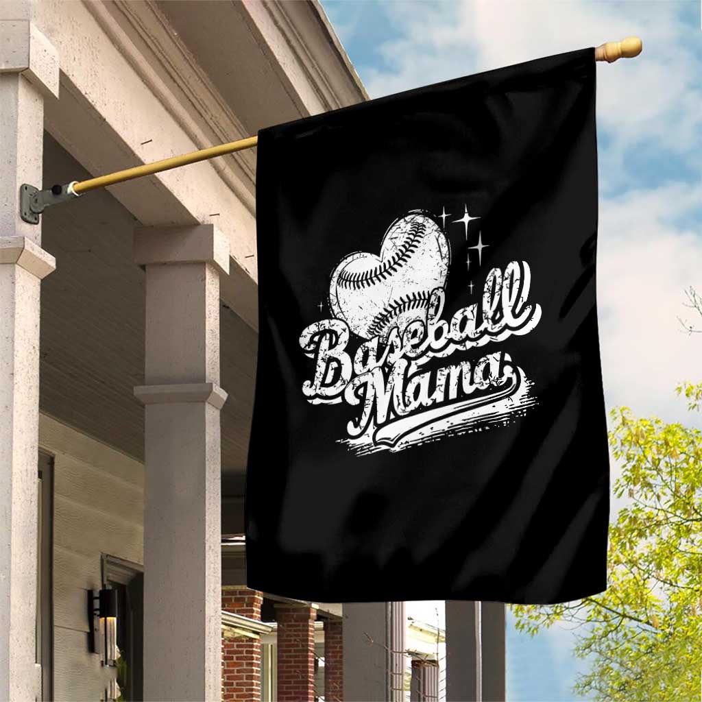 Baseball Mama Garden Flag Baseball Season Mom Raising Ballers TS10 Print Your Wear