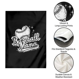 Baseball Mama Garden Flag Baseball Season Mom Raising Ballers TS10 Print Your Wear