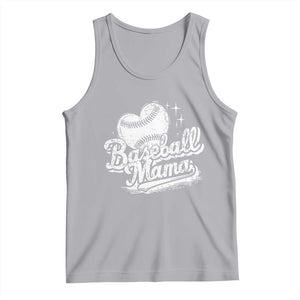 Baseball Mama Tank Top Baseball Season Mom Raising Ballers TS10 Athletic Heather Print Your Wear