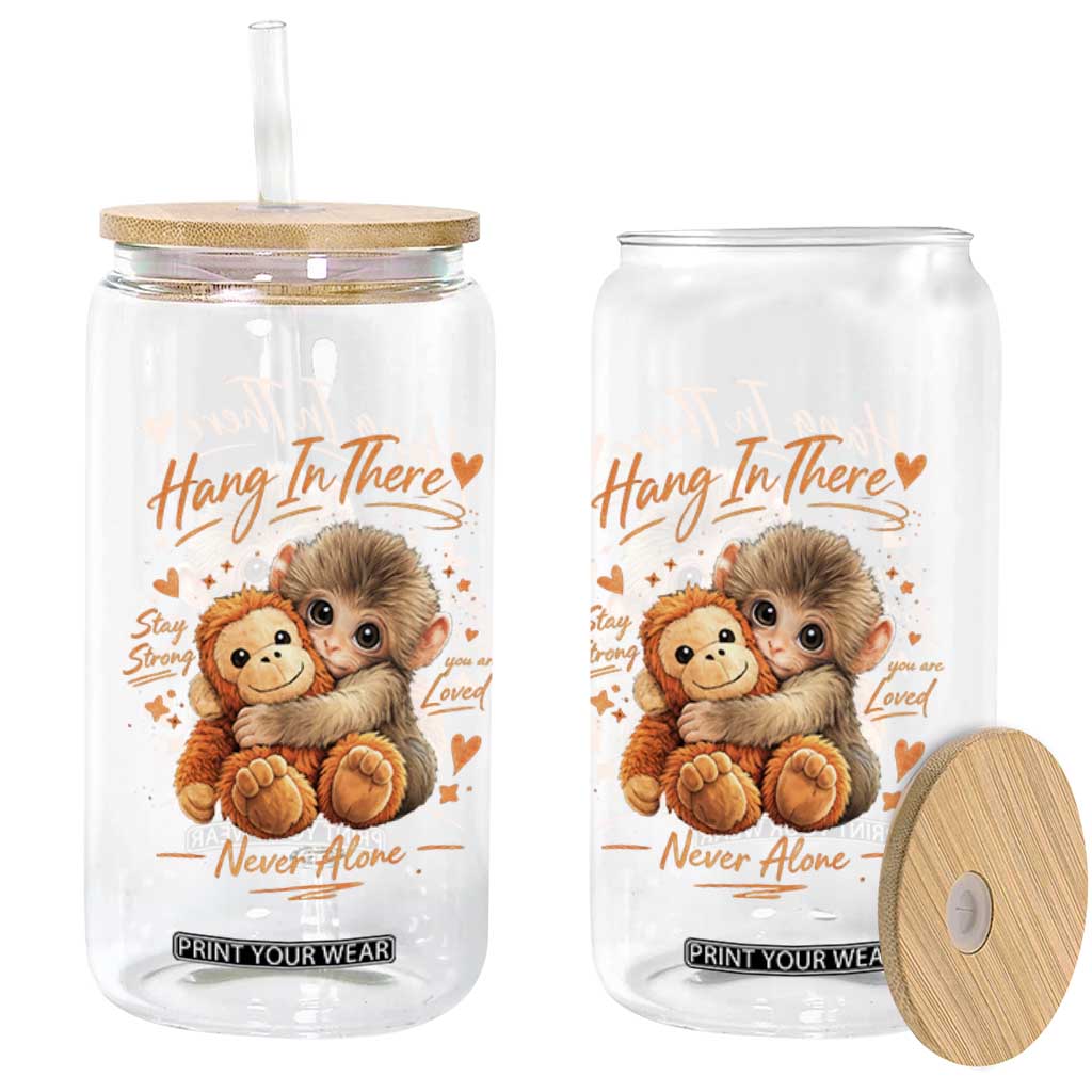 Cute Baby Monkey Punch Glass Can Adorable Emotional Graphic Little Punch TS10 Print Your Wear