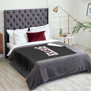 Baseball Sister Throw Blanket Retro Varsity Baseball Season Family TS10 Print Your Wear