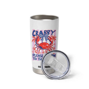 Summer Vacation Tumbler Cup If Crabby Return To Beach Retro Graphic TS10 Print Your Wear