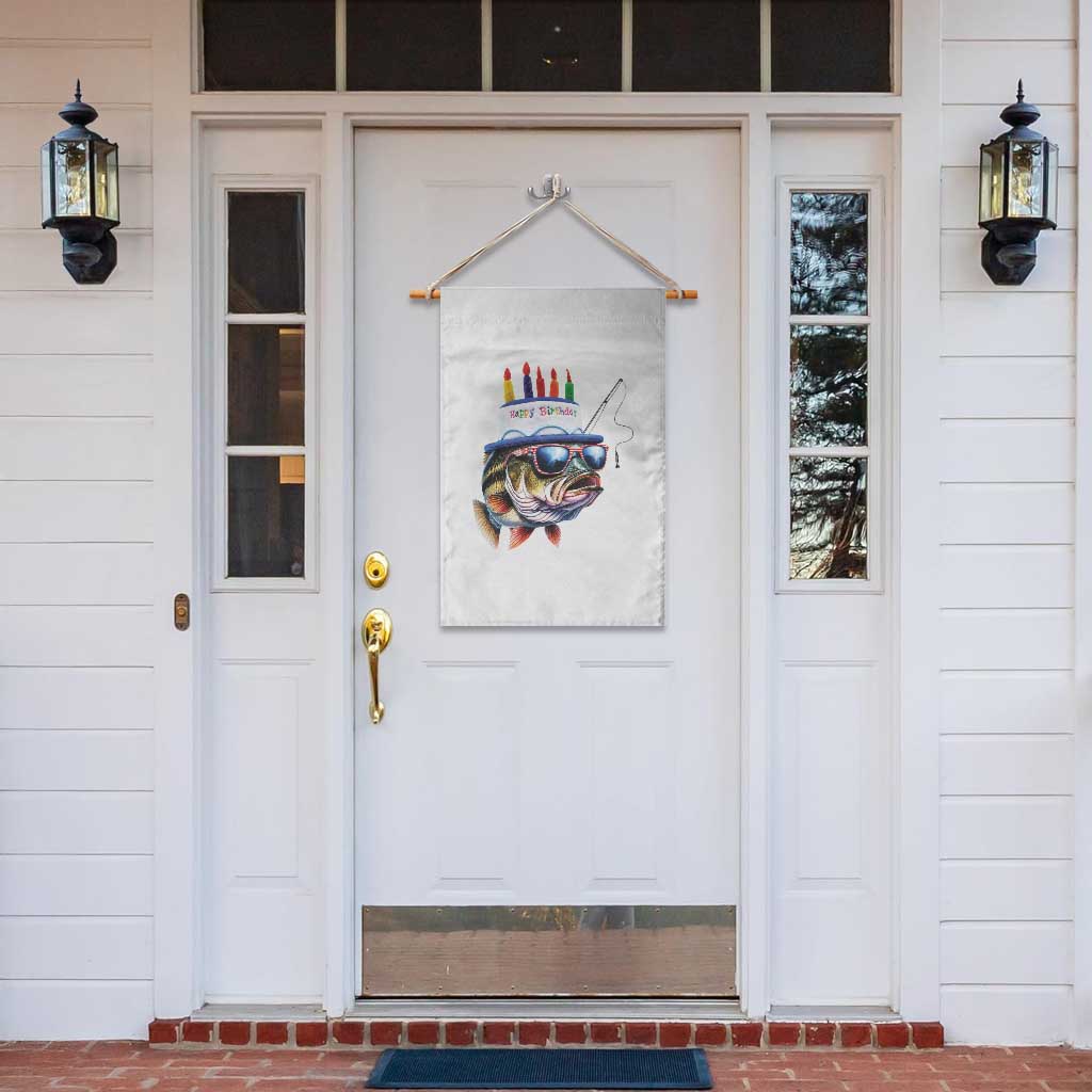 Bass Fishing Birthday Garden Flag Fish Party Theme TS10 Print Your Wear