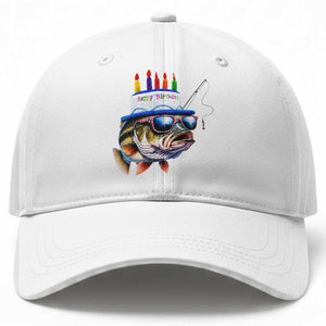 Bass Fishing Birthday Baseball Cap Fish Party Theme TS10 Print Your Wear