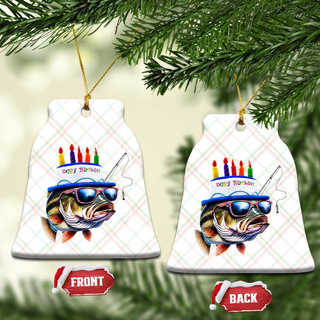 Bass Fishing Birthday Ceramic Ornament Fish Party Theme TS10 Print Your Wear