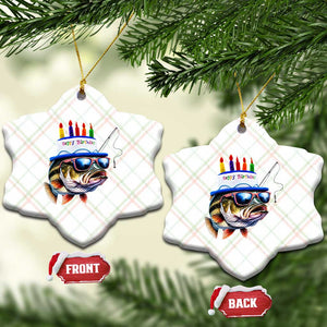 Bass Fishing Birthday Ceramic Ornament Fish Party Theme TS10 Print Your Wear