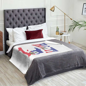 Haiti Pride Throw Blanket Retro Vintage Haitian Flag Map Pride Graphic TS10 Print Your Wear