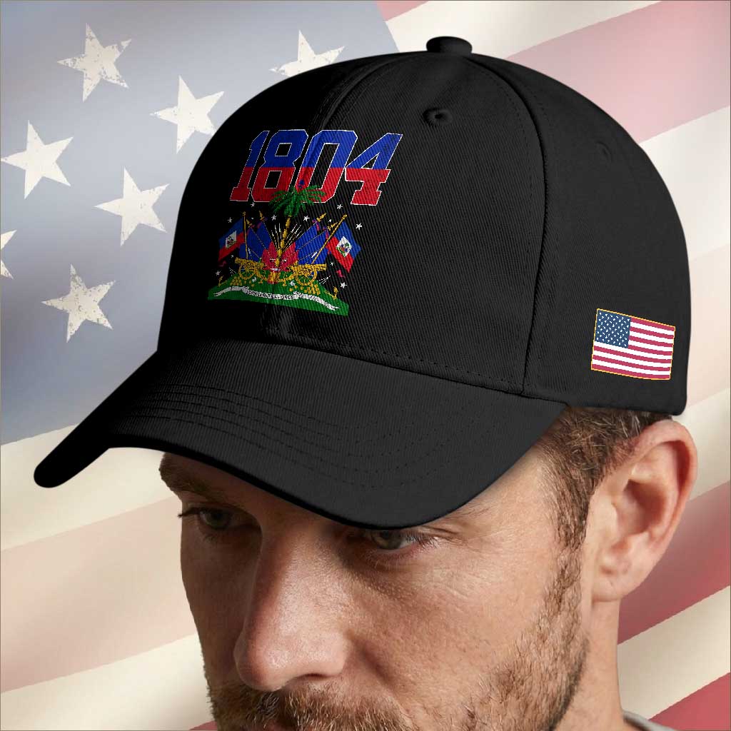 Haitian Revolution 1804 Baseball Cap Haiti Flag Independence Day Haitian Graphic TS10 Print Your Wear