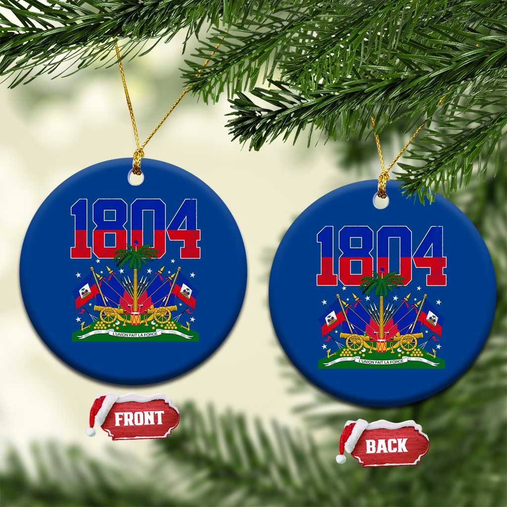 Haitian Revolution 1804 Ceramic Ornament Haiti Flag Independence Day Haitian Graphic TS10 1pc Blue Print Your Wear