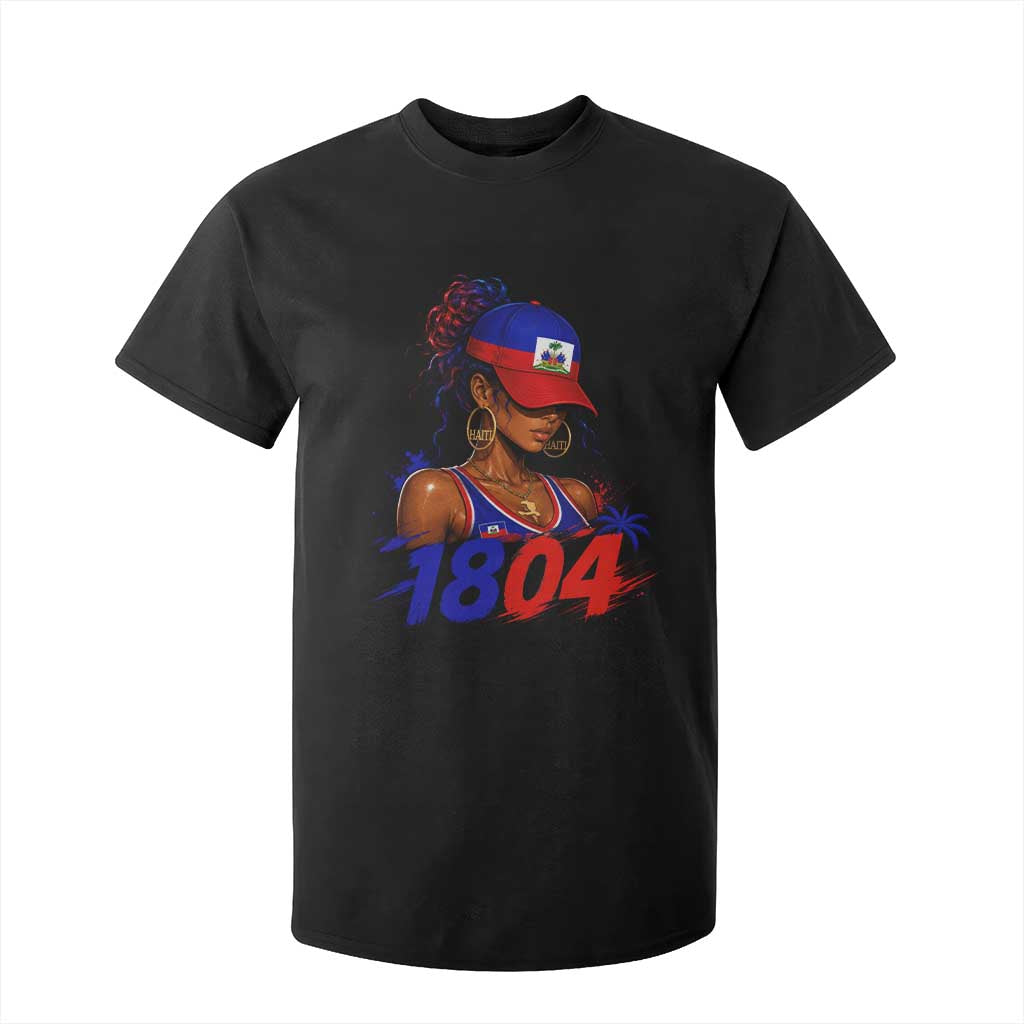 Haitian Revolution 1804 T Shirt For Kid Haiti Flag Independence Day Haitian Girl Graphic TS10 Black Print Your Wear