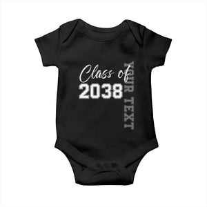 Personalized Class of 2038 Baby Onesie Custom Name Grow With Me Count Down Graduating TS10 Black Print Your Wear