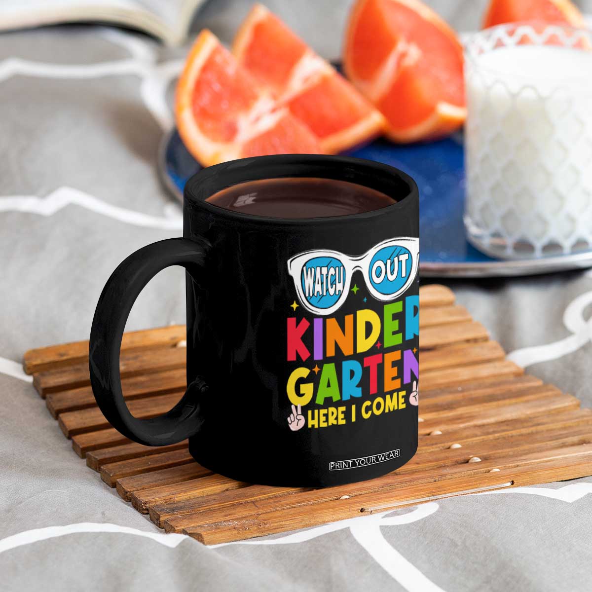 Back to School Kinder Coffee Mug Funny Kindergarten Teacher Team TS10 Print Your Wear