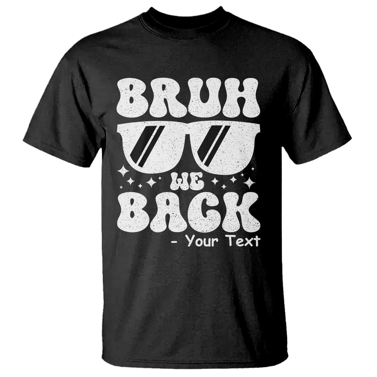 Personalized Back To School T Shirt Custom Name Happy First Day Of School TS10 Black Print Your Wear