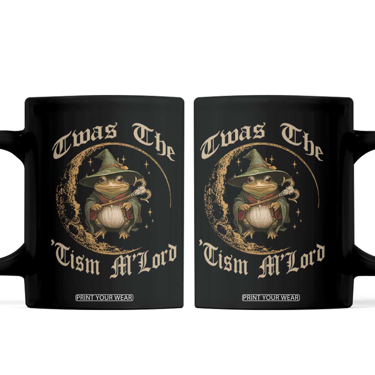 Twas the Tism MLord Frog Coffee Mug Funny Anti Social Meme TS10 Black Print Your Wear