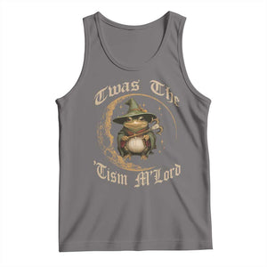 Twas the Tism MLord Frog Tank Top Funny Anti Social Meme TS10 Deep Heather Print Your Wear