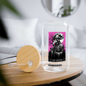 Plague Doctor Tarot Card Glass Can Mysterious Horror Death Occult Satanic TS10 Print Your Wear
