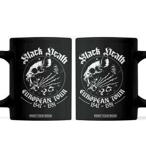Plague Rat Coffee Mug Black Death European Tour Medieval History Goth TS10 Black Print Your Wear