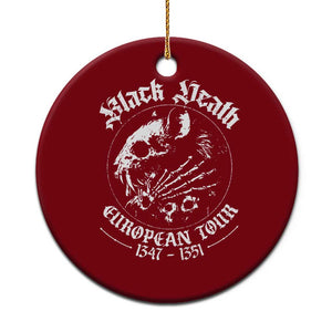 Plague Rat Ceramic Ornament Black Death European Tour Medieval History Goth TS10 1pc Red Print Your Wear