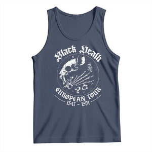 Plague Rat Tank Top Black Death European Tour Medieval History Goth TS10 Navy Print Your Wear