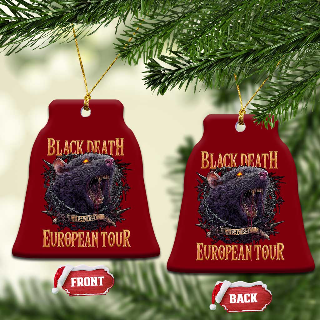 Black Death European Tour Ceramic Ornament Plague Rat Medieval History Alternative Art TS10 Print Your Wear
