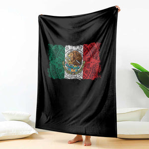 Eagle Mexican Flag Throw Blanket Aztecs Mexico Heritage Roots TS10 Print Your Wear