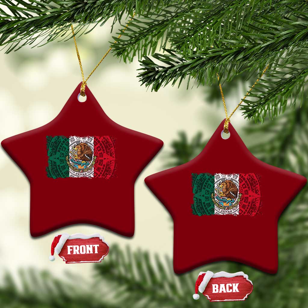 Eagle Mexican Flag Ceramic Ornament Aztecs Mexico Heritage Roots TS10 Print Your Wear