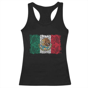 Eagle Mexican Flag Racerback Tank Top Aztecs Mexico Heritage Roots TS10 Black Print Your Wear