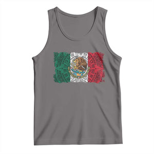 Eagle Mexican Flag Tank Top Aztecs Mexico Heritage Roots TS10 Deep Heather Print Your Wear