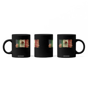 American Mexican Flag Coffee Mug Mexico Heritage Mexican Roots TS10 Print Your Wear