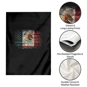 Vintage Mexican Flag Garden Flag Eagle Mexico Heritage Mexican Roots TS10 Print Your Wear