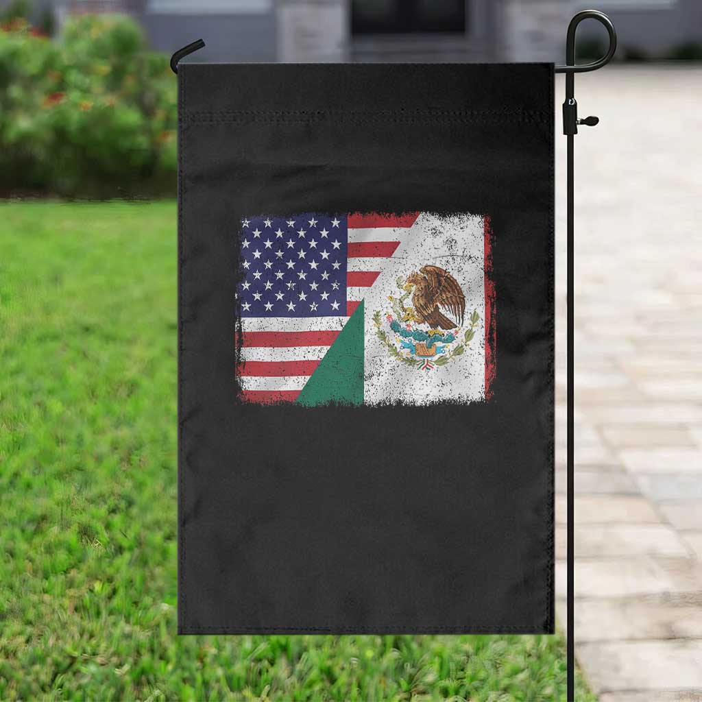 American Mexican Flag Garden Flag Mexico Heritage Half Mexican Roots TS10 Print Your Wear