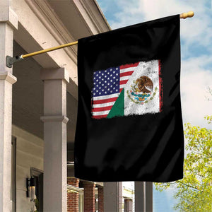 American Mexican Flag Garden Flag Mexico Heritage Half Mexican Roots TS10 Print Your Wear