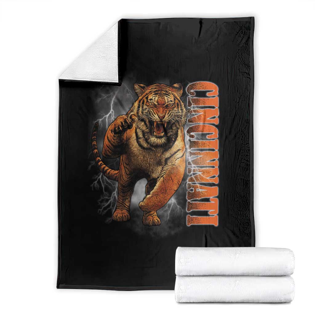 BFT Game Day Throw Blanket Bootleg Vintage TS10 Black Print Your Wear