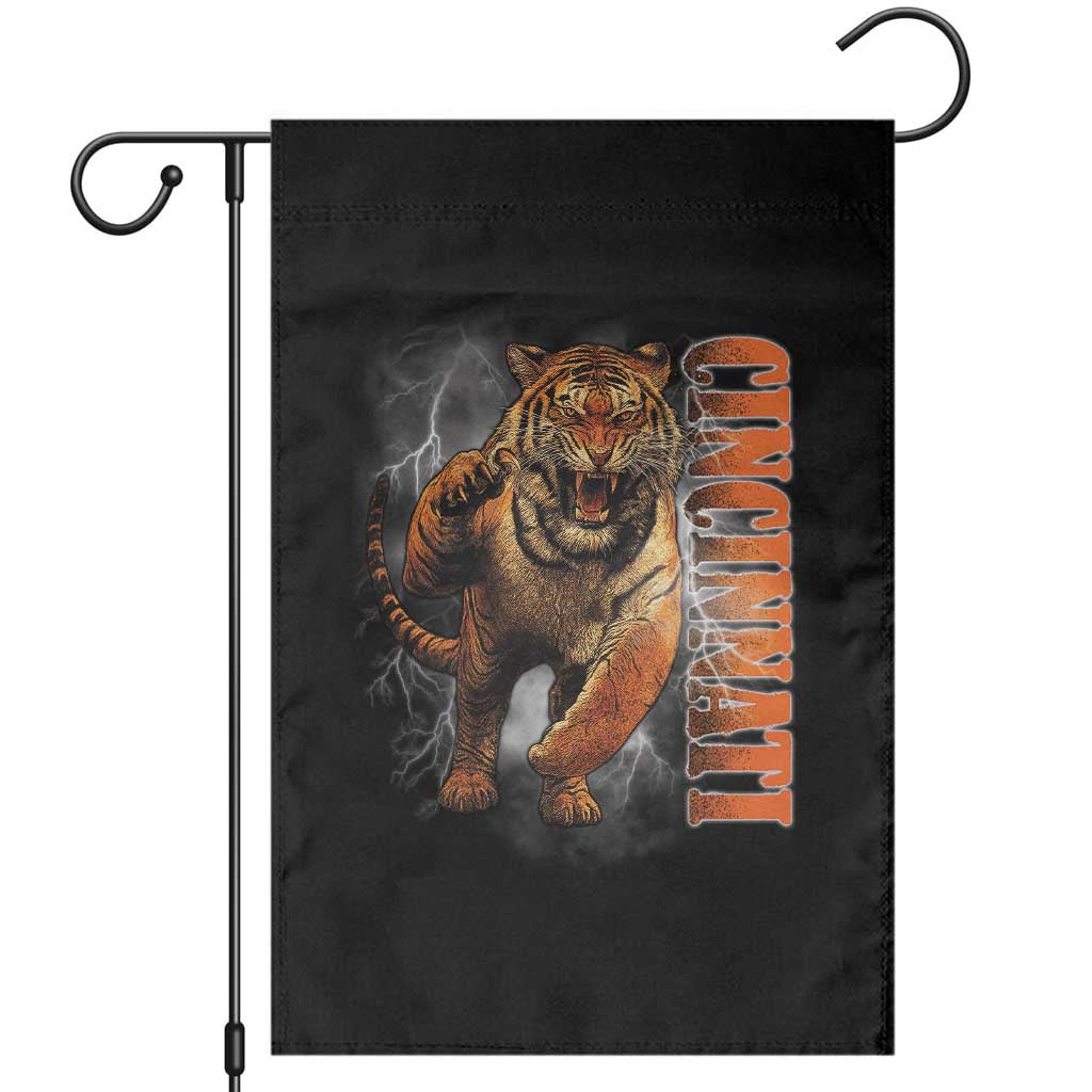 BFT Game Day Garden Flag Bootleg Vintage TS10 Black Print Your Wear