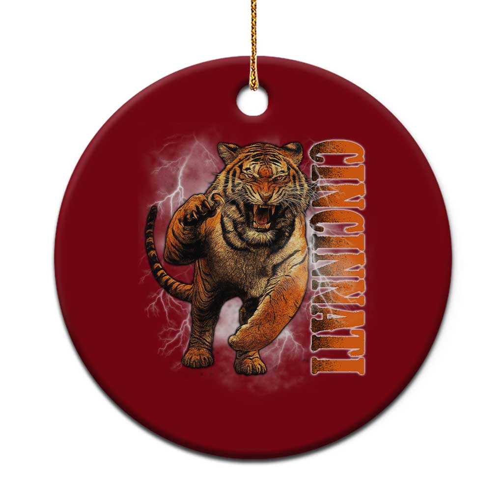 BFT Game Day Ceramic Ornament Bootleg Vintage TS10 1pc Red Print Your Wear
