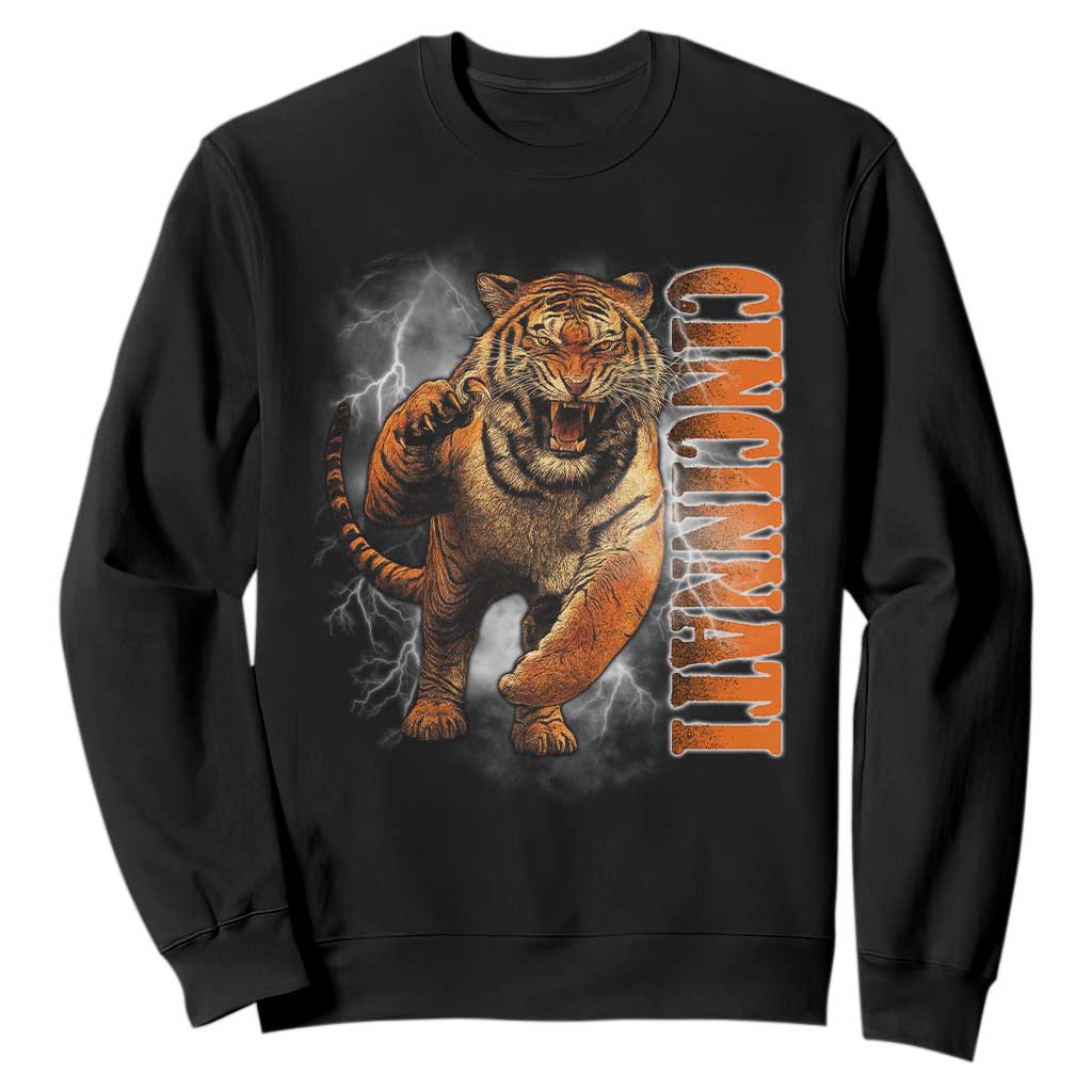 BFT Game Day Sweatshirt Bootleg Vintage TS10 Black Print Your Wear