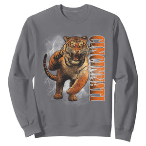 BFT Game Day Sweatshirt Bootleg Vintage TS10 Charcoal Print Your Wear