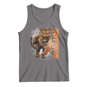 BFT Game Day Tank Top Bootleg Vintage TS10 Deep Heather Print Your Wear