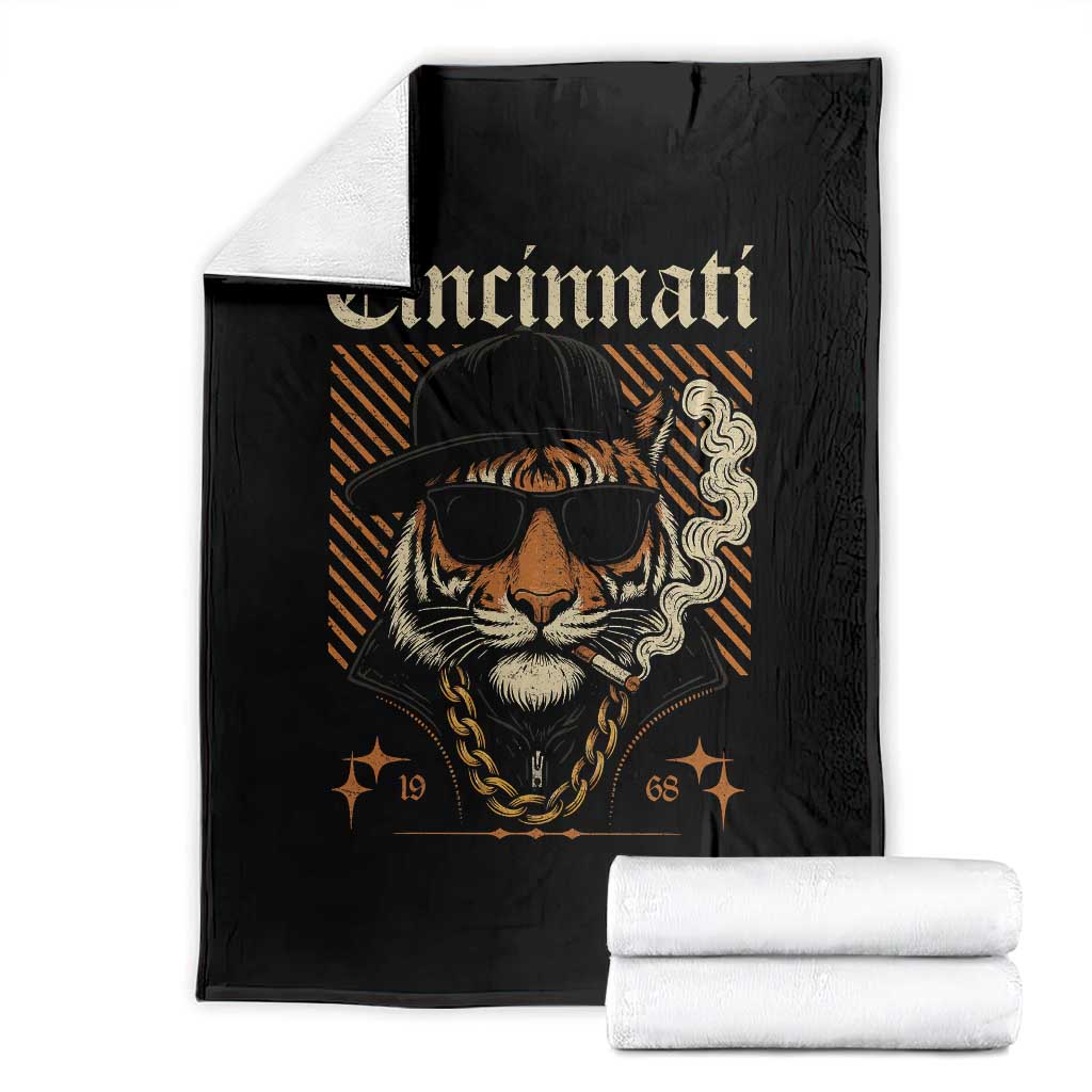 BFT Game Day Throw Blanket Retro Vintage Mascot Sports Fan TS10 Black Print Your Wear