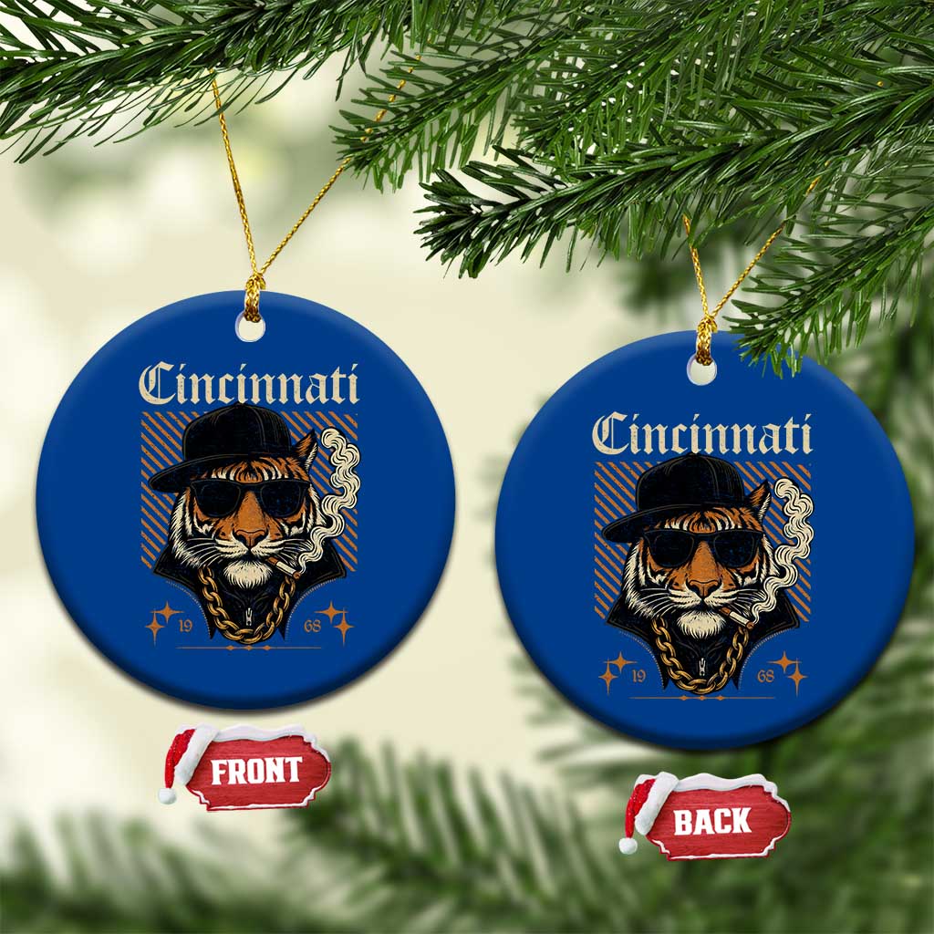 BFT Game Day Ceramic Ornament Retro Vintage Mascot Sports Fan TS10 1pc Blue Print Your Wear