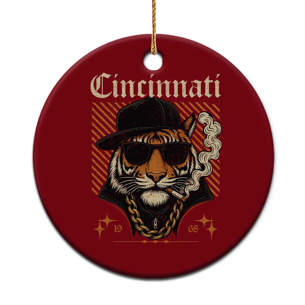 BFT Game Day Ceramic Ornament Retro Vintage Mascot Sports Fan TS10 1pc Red Print Your Wear
