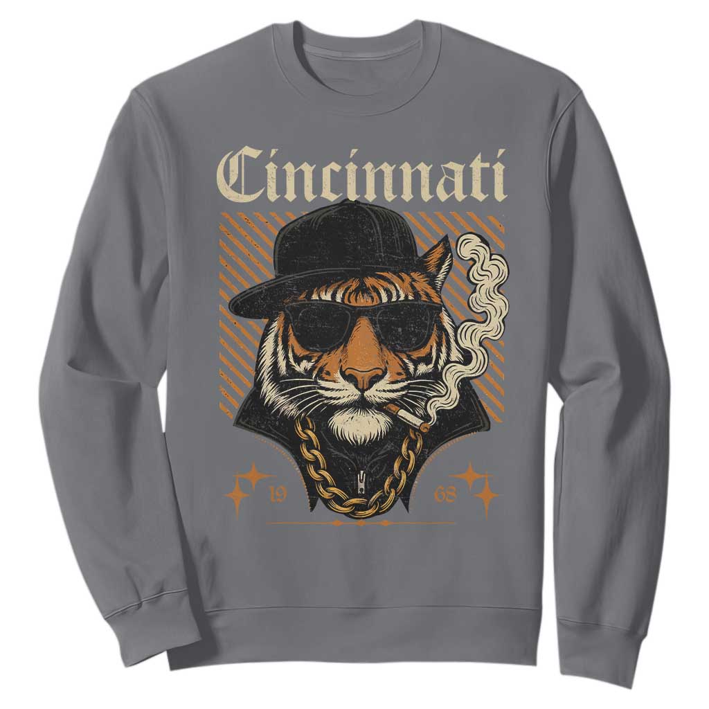 BFT Game Day Sweatshirt Retro Vintage Mascot Sports Fan TS10 Charcoal Print Your Wear