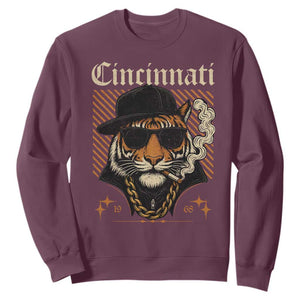BFT Game Day Sweatshirt Retro Vintage Mascot Sports Fan TS10 Maroon Print Your Wear