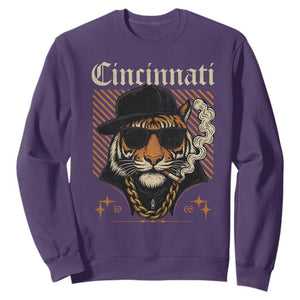 BFT Game Day Sweatshirt Retro Vintage Mascot Sports Fan TS10 Purple Print Your Wear