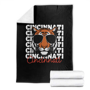 BFT Game Day Throw Blanket Retro Vintage Novelty Sports Fan TS10 Black Print Your Wear