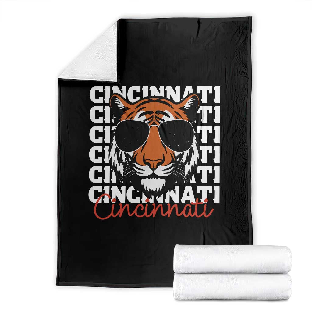 BFT Game Day Throw Blanket Retro Vintage Novelty Sports Fan TS10 Black Print Your Wear