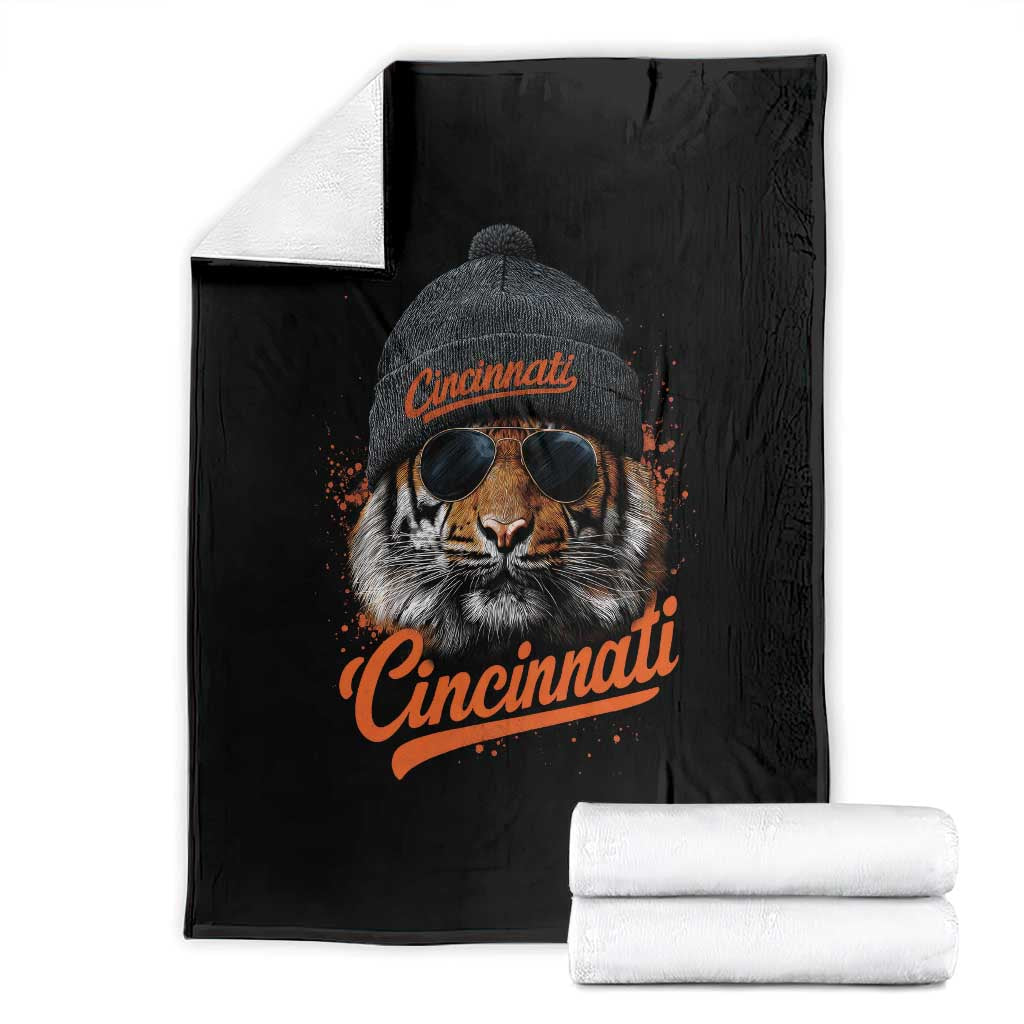 BFT Game Day Throw Blanket Retro Vintage Watercolors Sport TS10 Black Print Your Wear