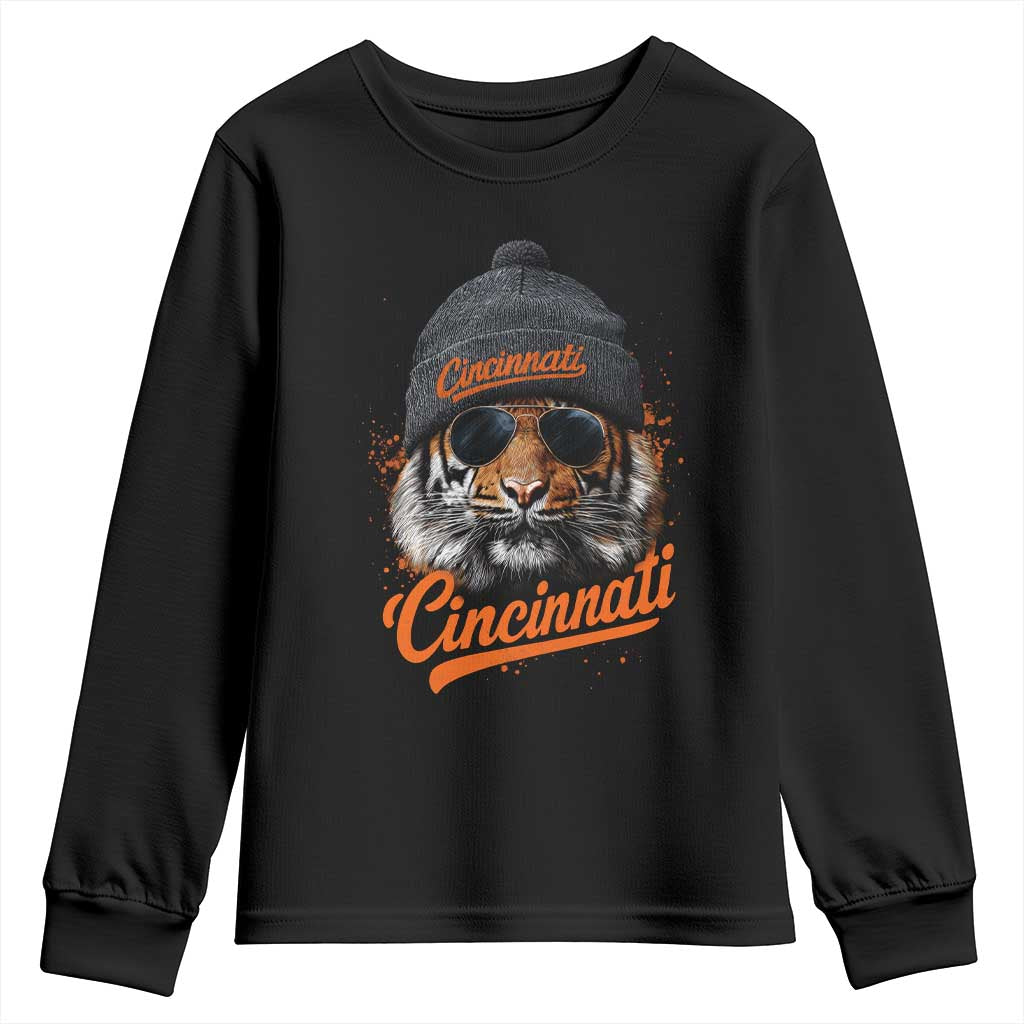 BFT Game Day Youth Sweatshirt Retro Vintage Watercolors Sport TS10 Black Print Your Wear