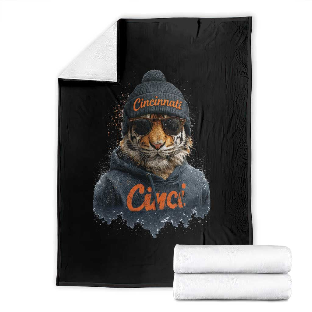 BFT Game Day Throw Blanket Retro Vintage Watercolors TS10 Black Print Your Wear